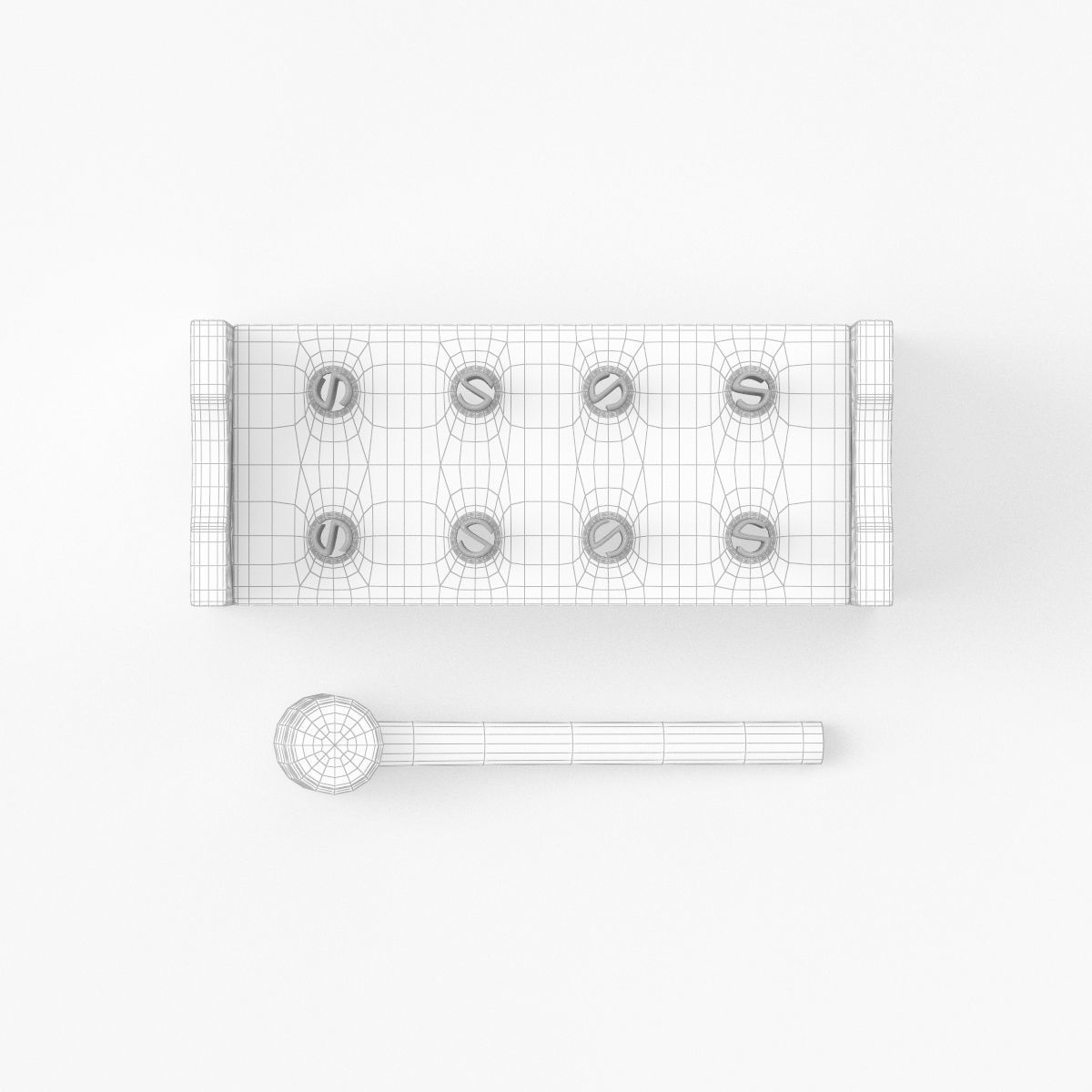 Mula Toy Hammering  Block 3D model_9