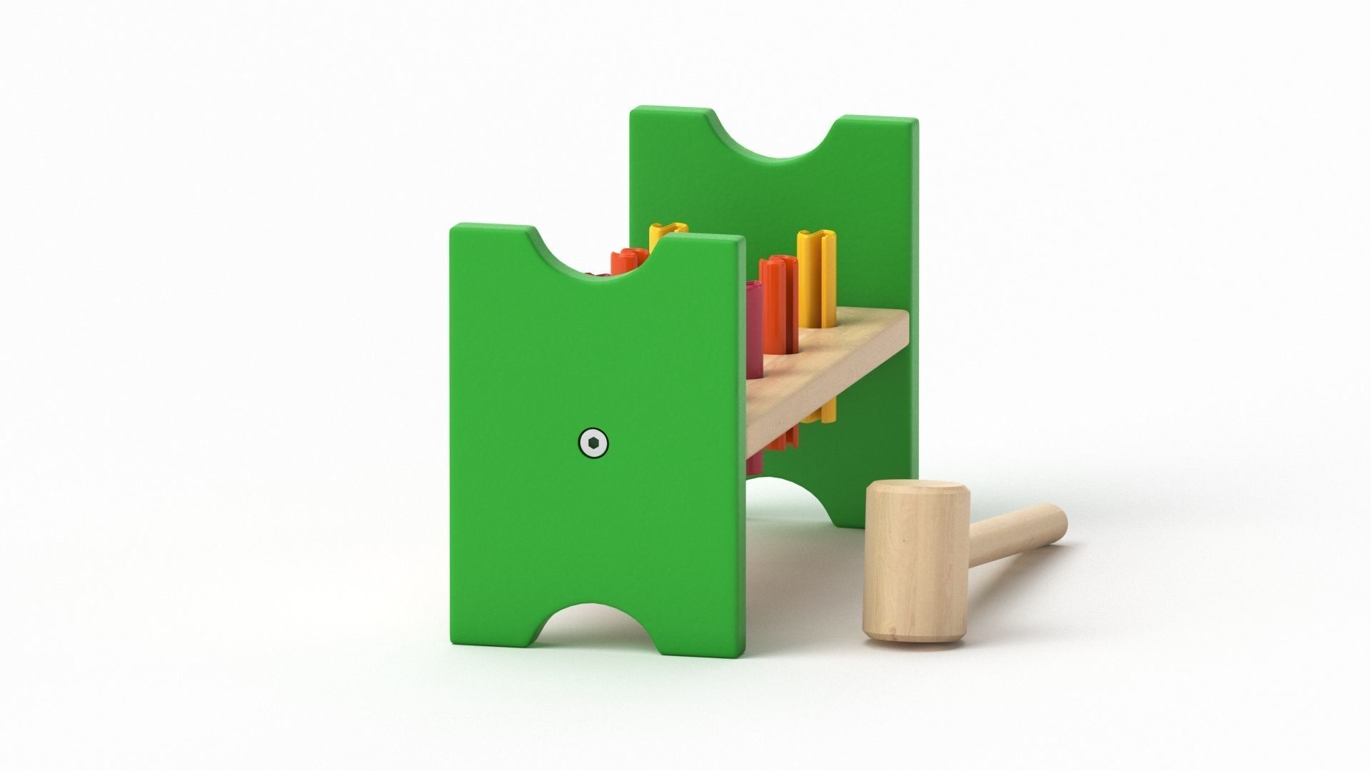 Mula Toy Hammering  Block 3D model_20