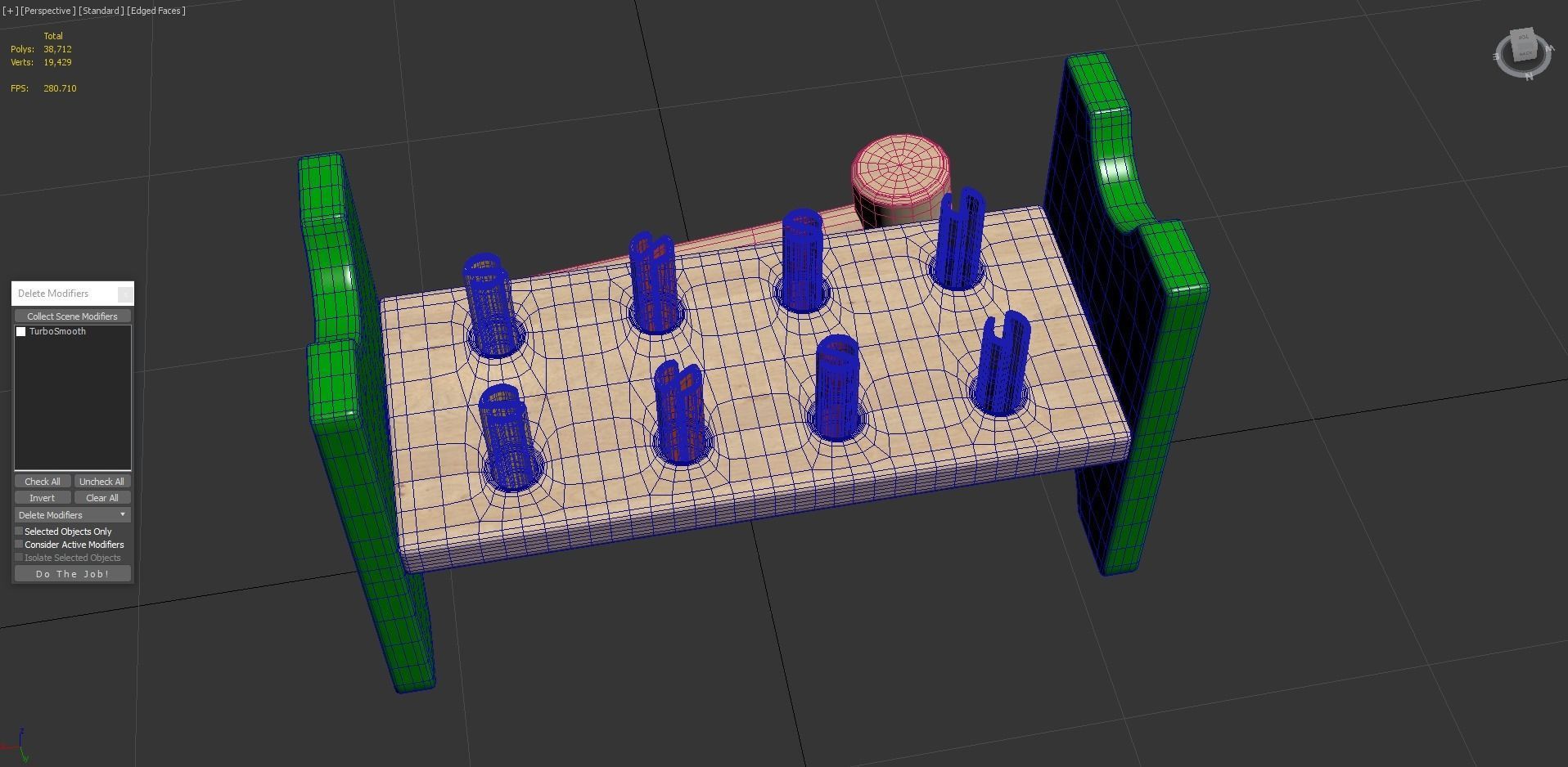 Mula Toy Hammering  Block 3D model_6