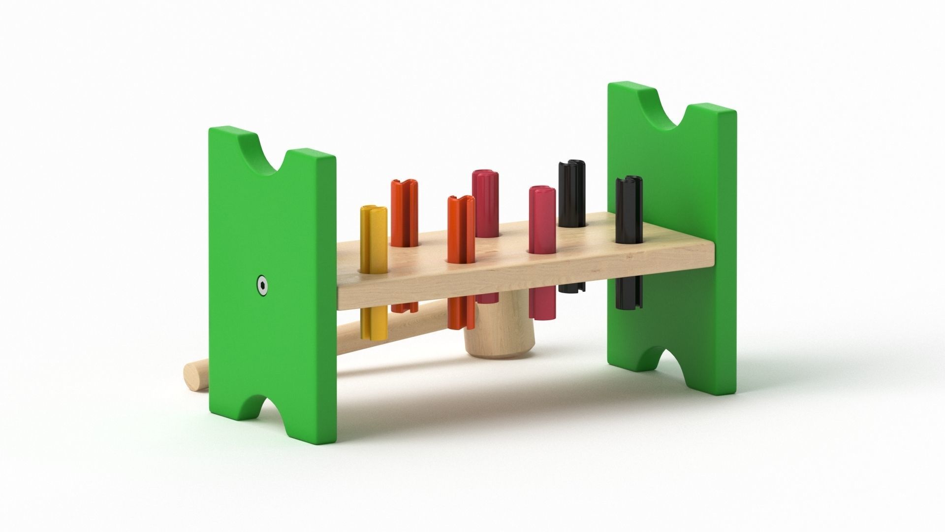 Mula Toy Hammering  Block 3D model_25