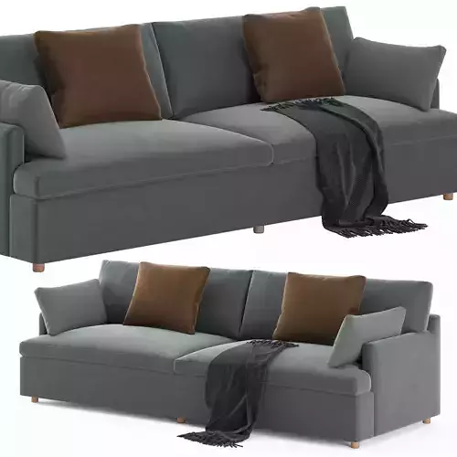 RH Cloud Track Arm Sofa