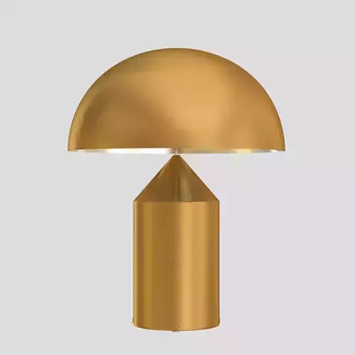 Atollo Gold Table Lamp Free 3D model