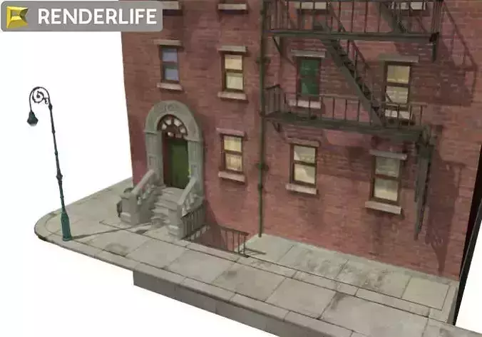 Corner Tenement 3D model