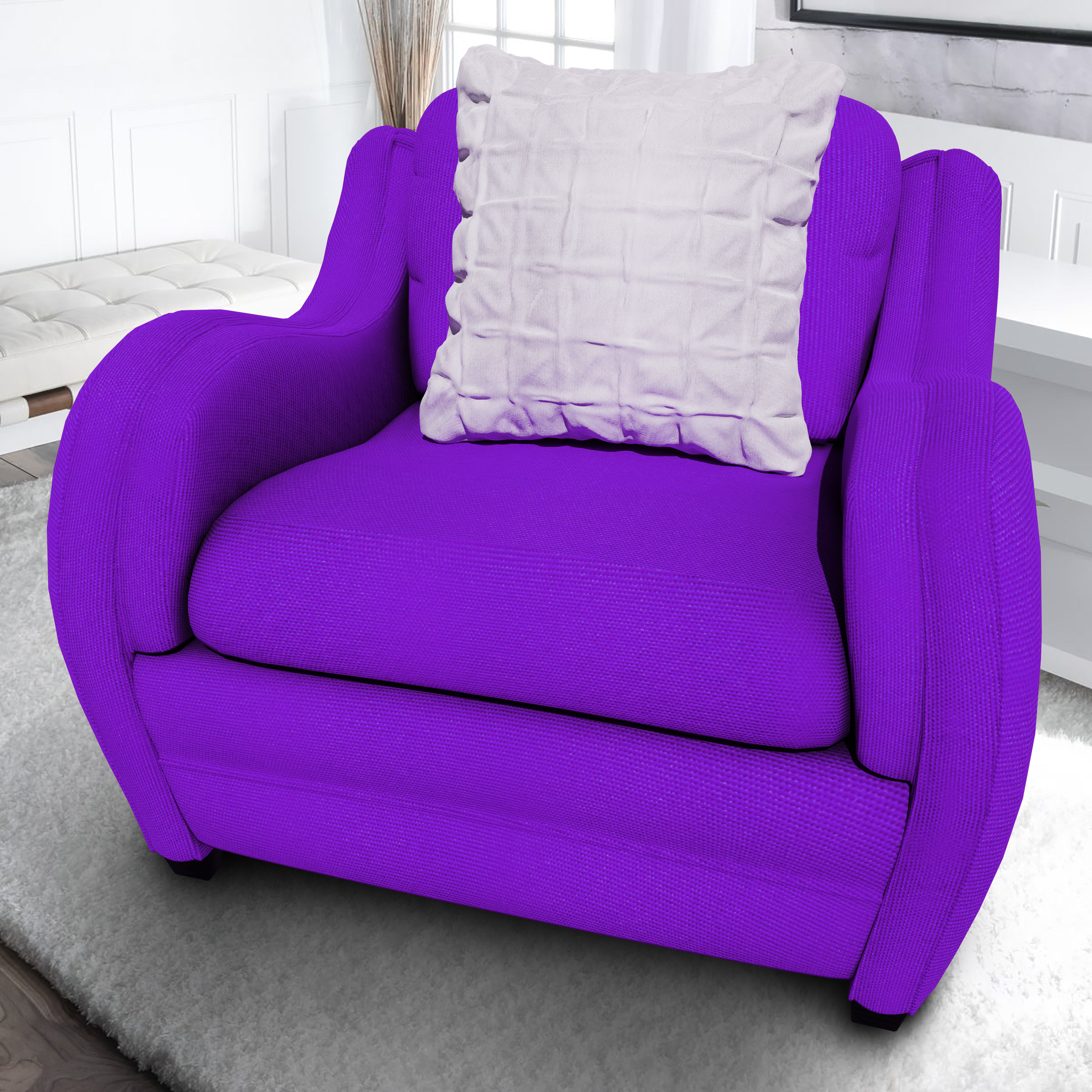 Hipo One Seater Sofa 3D model_2