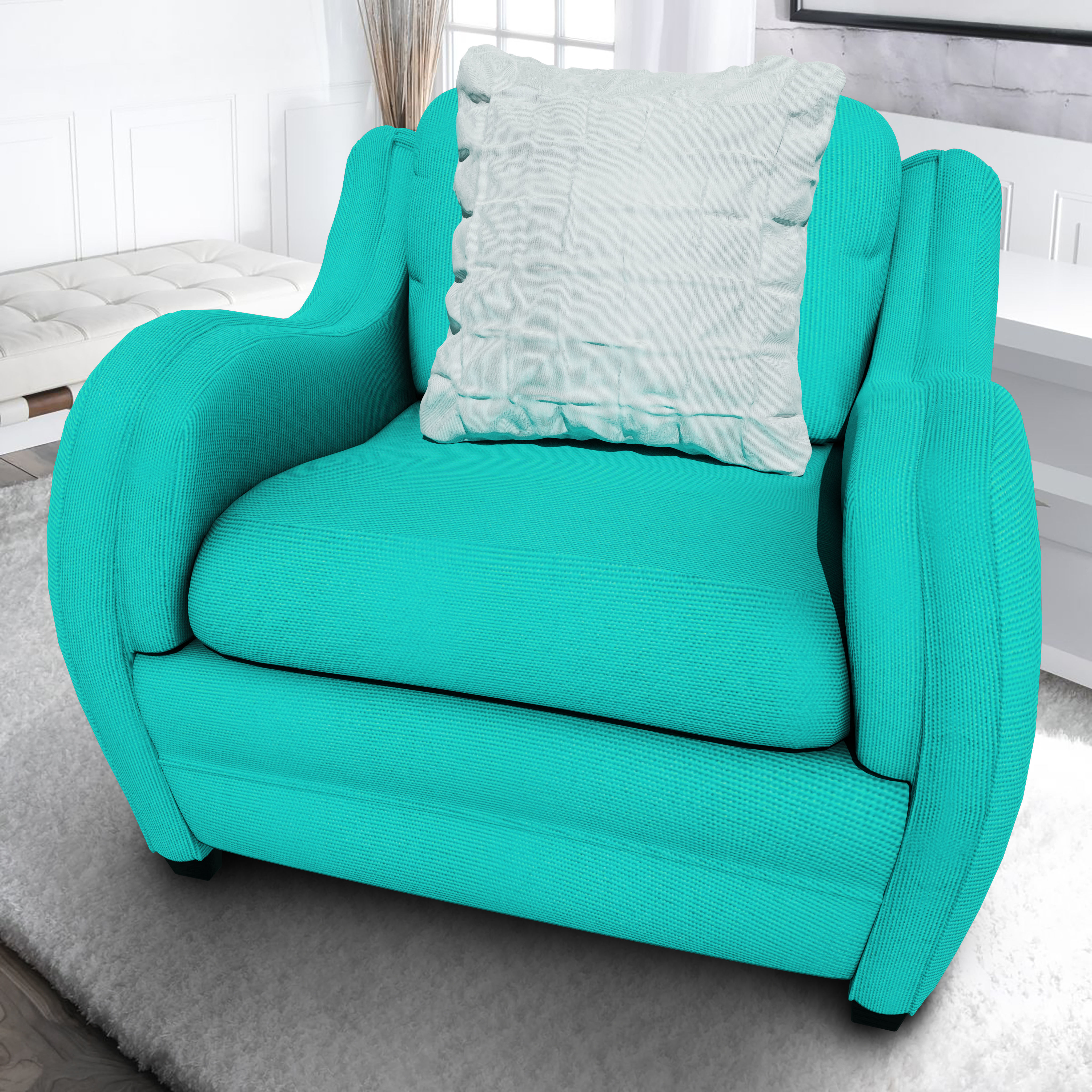 Hipo One Seater Sofa 3D model_4