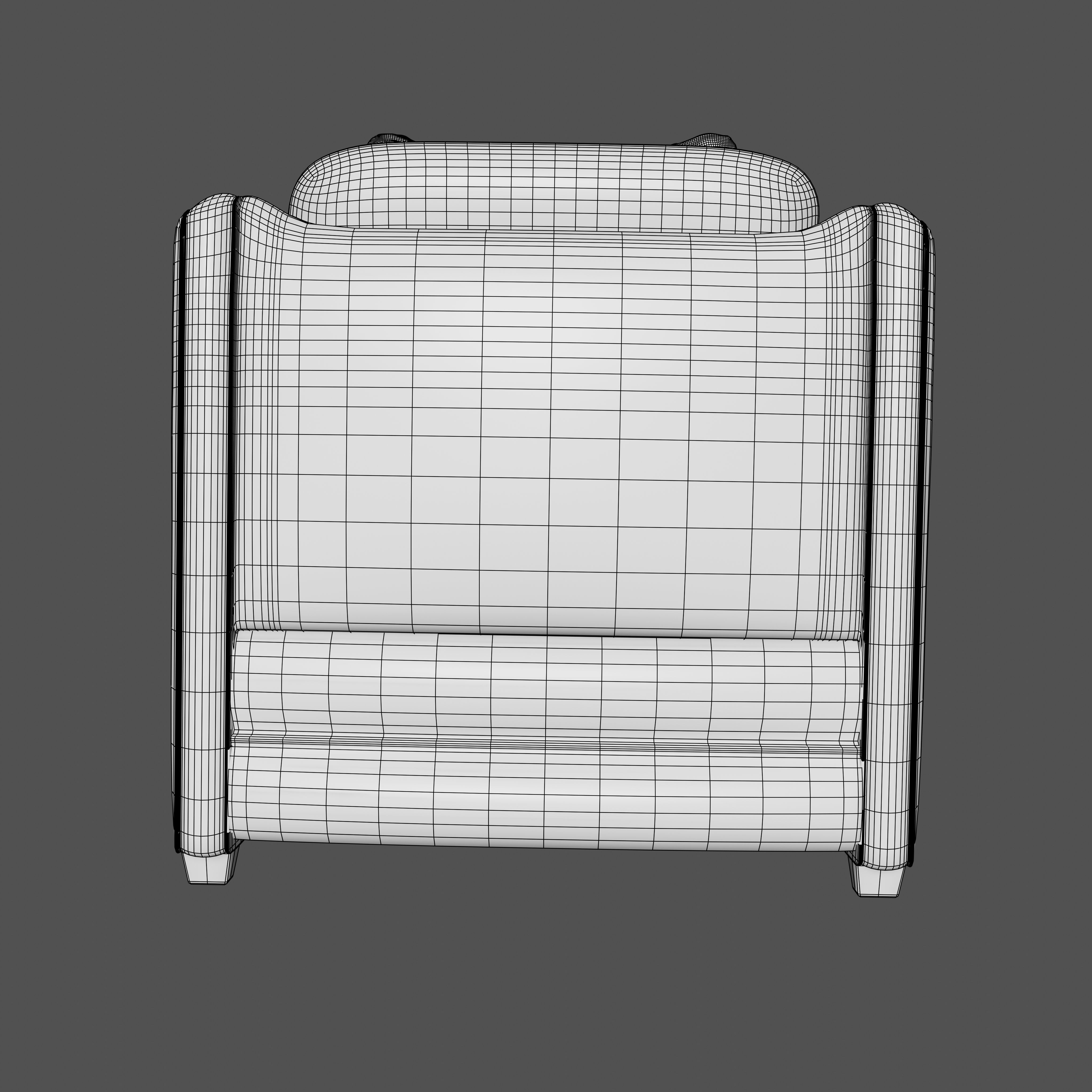 Hipo One Seater Sofa 3D model_12