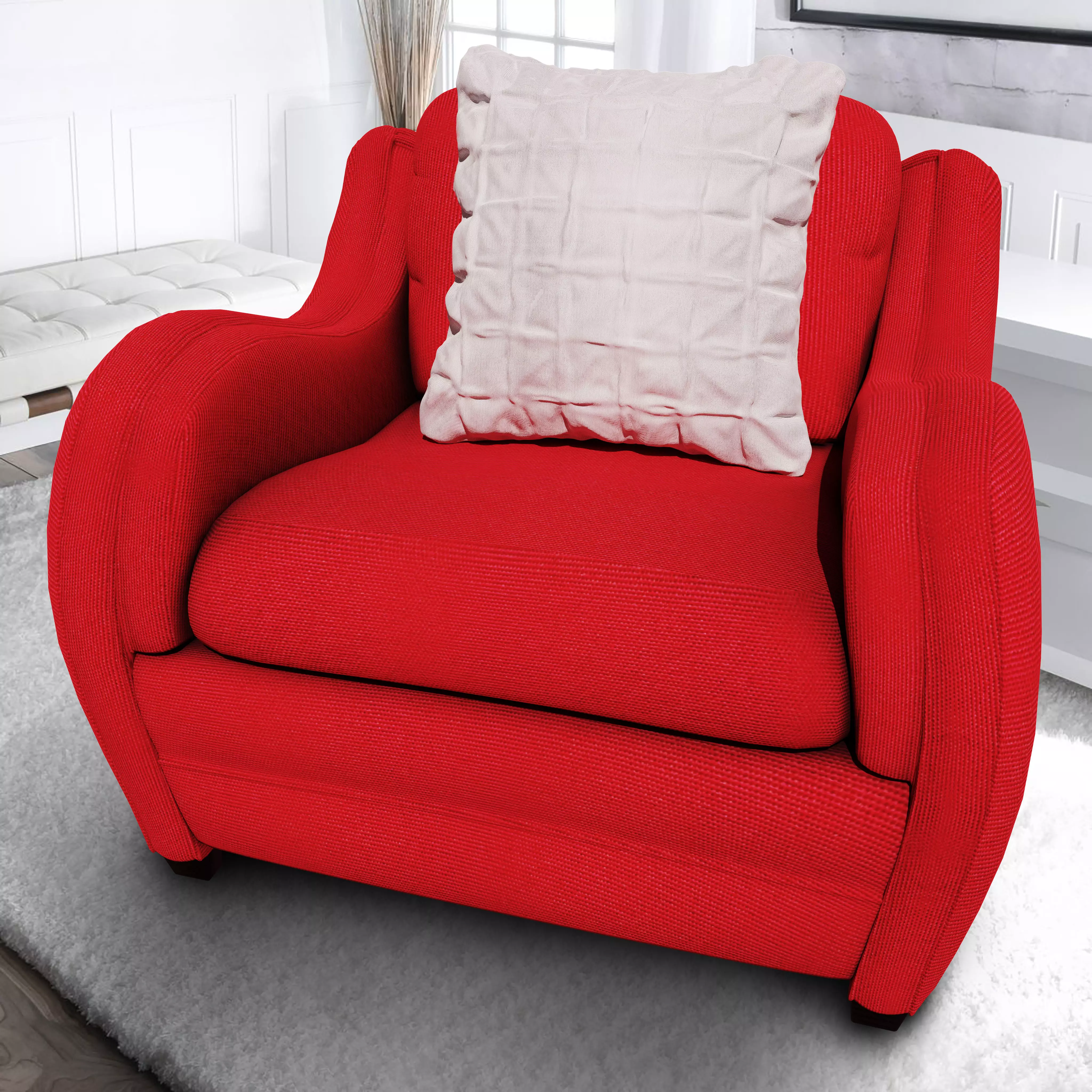 Hipo One Seater Sofa 3D model_0