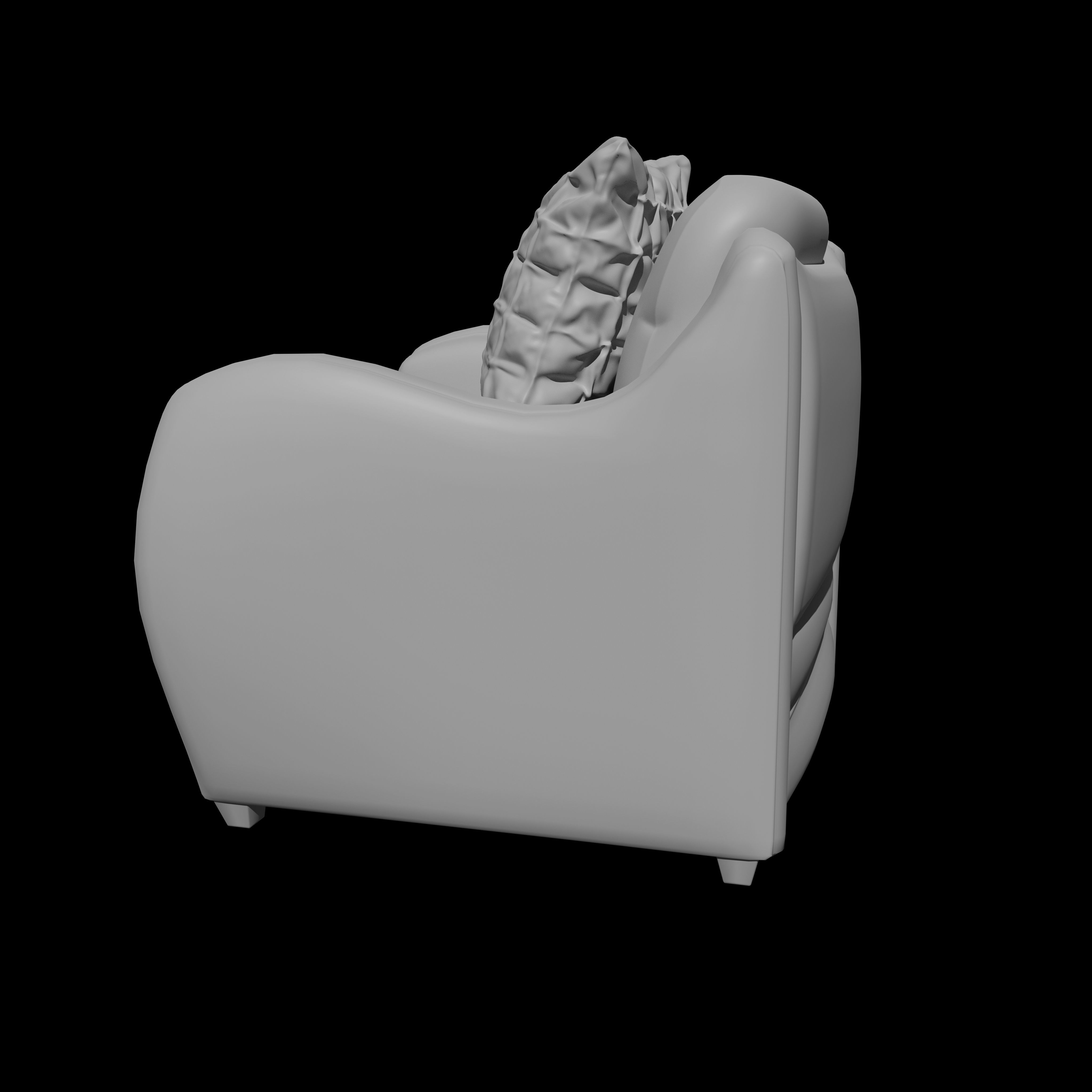 Hipo One Seater Sofa 3D model_8