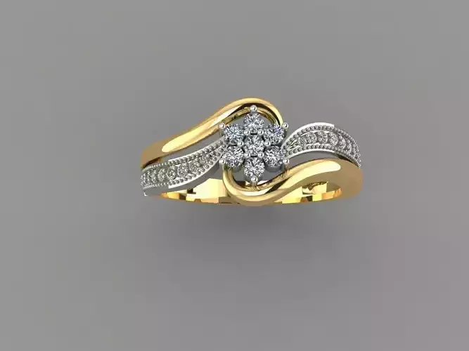 3D Print Ring Model 37