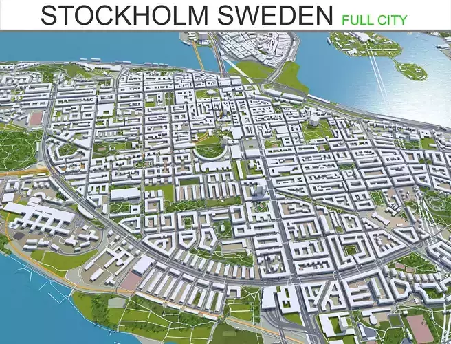 Stockholm City in Sweden