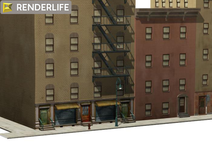 Tenement Block 3 3D model_3