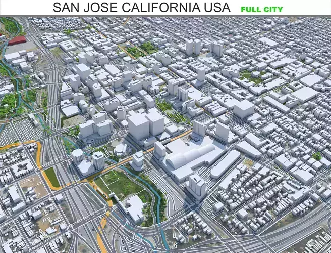 San Jose City in California USA