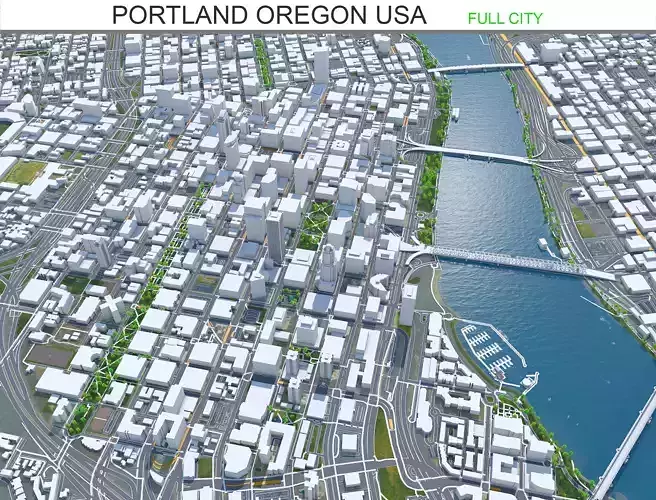 Portland City Oregon USA