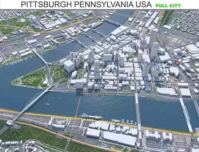 Pittsburgh City Pennsylvania USA