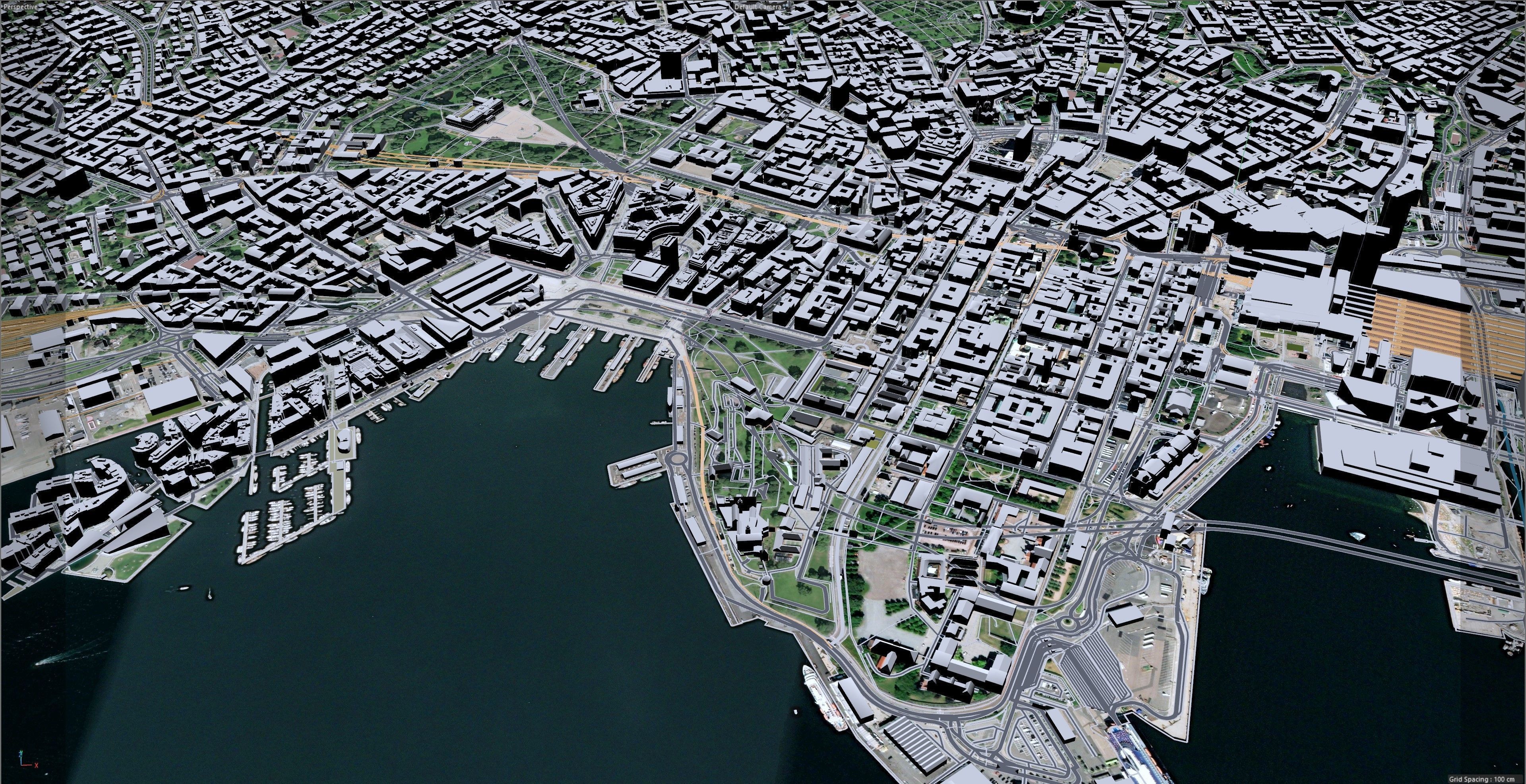 Oslo City Norway Low-poly 3D model_17
