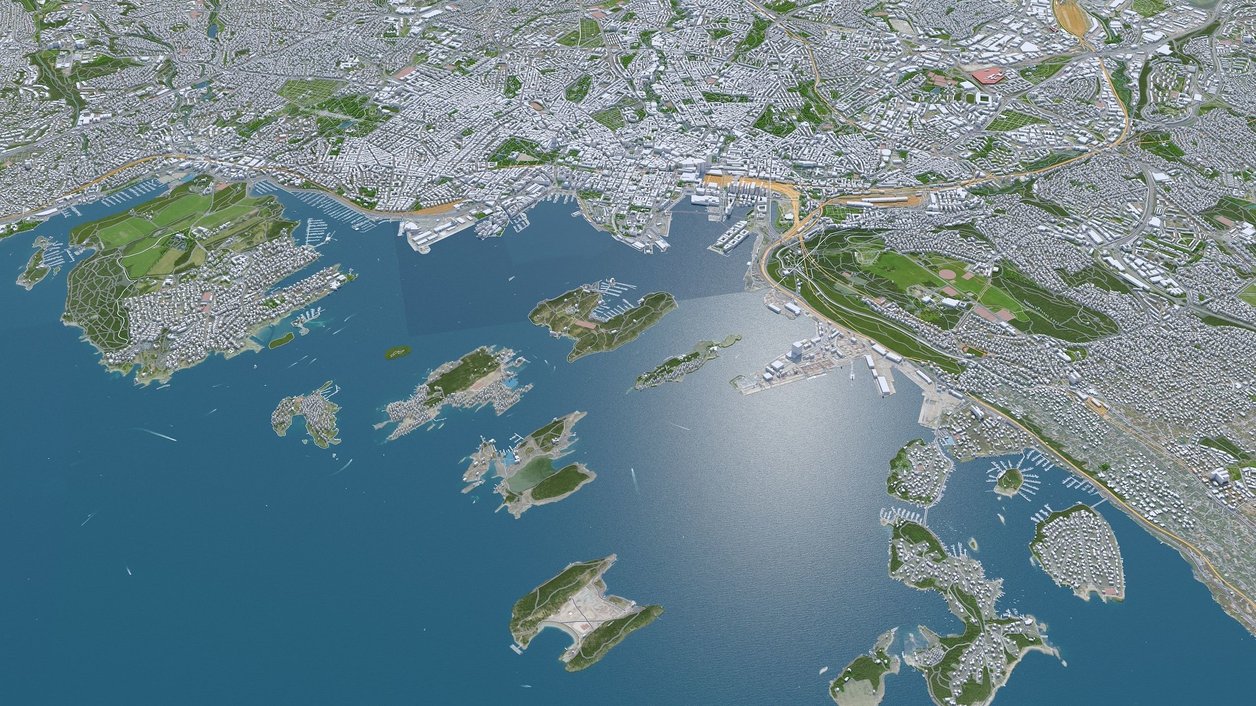 Oslo City Norway Low-poly 3D model_3