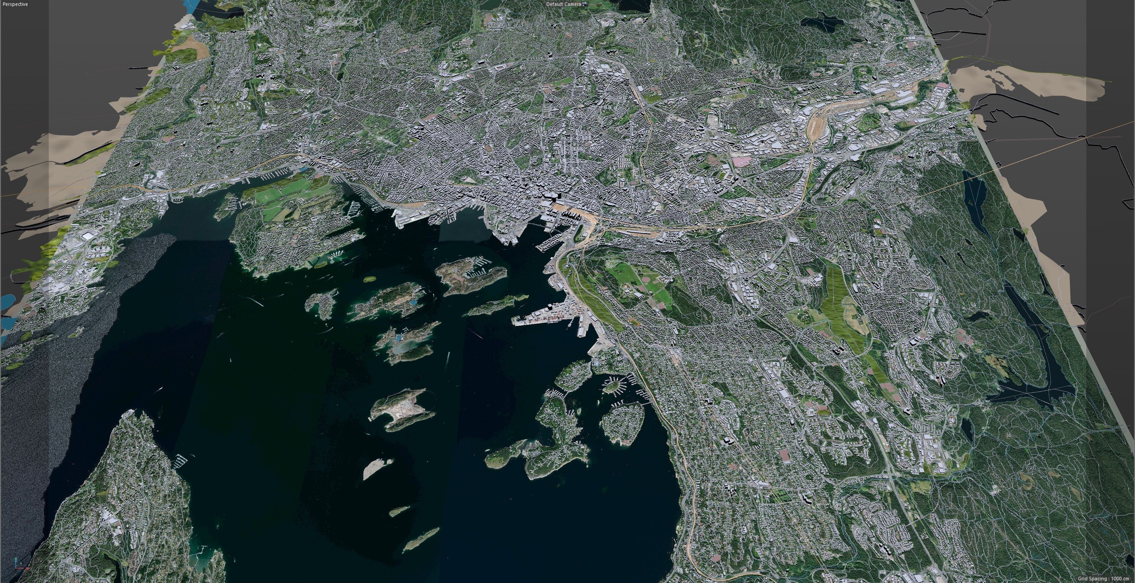 Oslo City Norway Low-poly 3D model_16