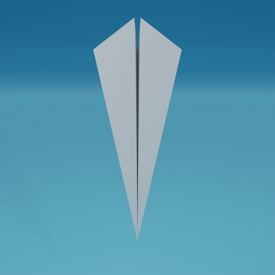 Low Poly Paper Airplanes Free low-poly 3D model_9
