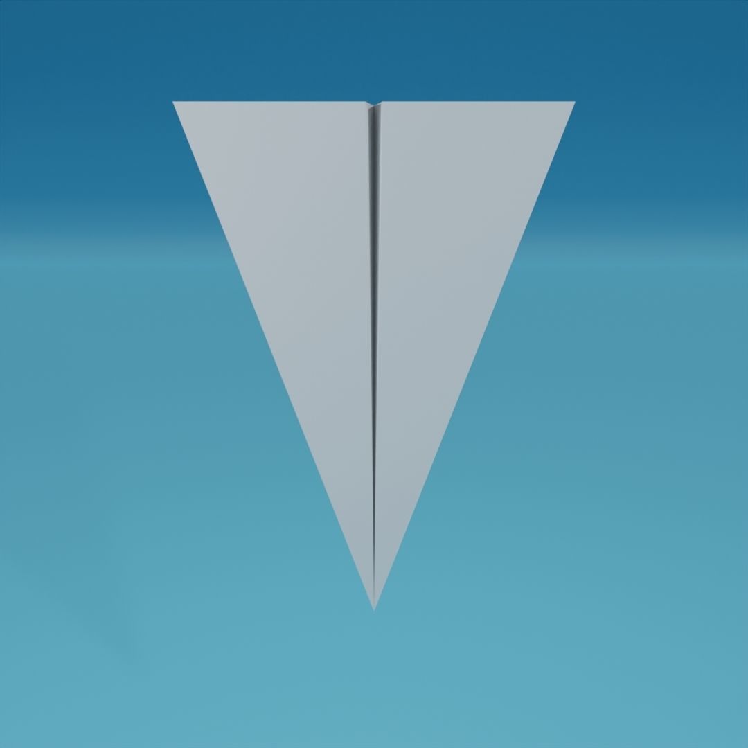 Low Poly Paper Airplanes Free low-poly 3D model_7