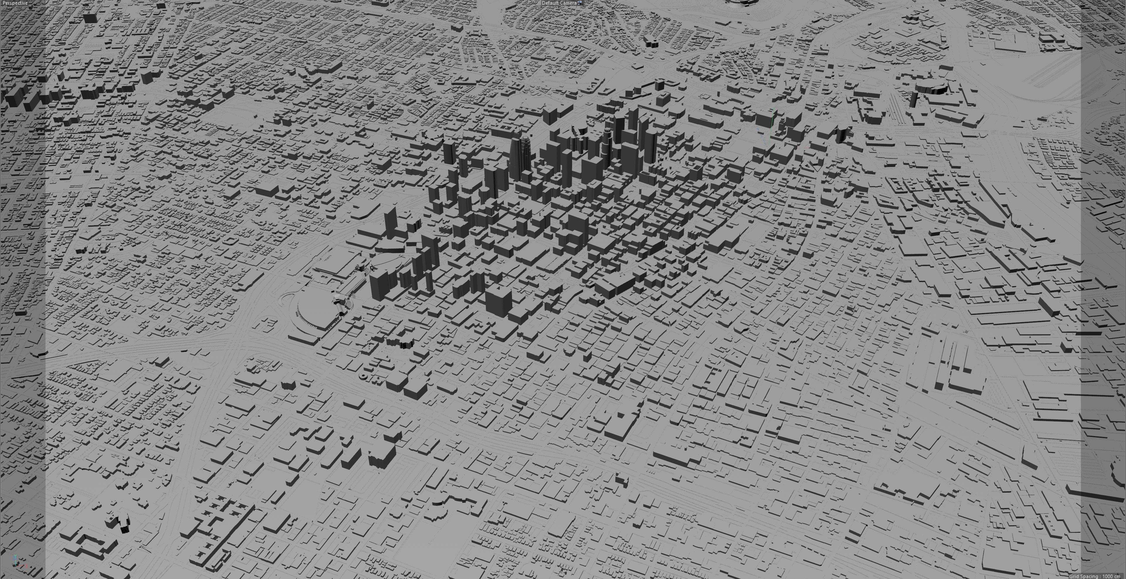 Los Angeles in California USA 95km Low-poly 3D model_37