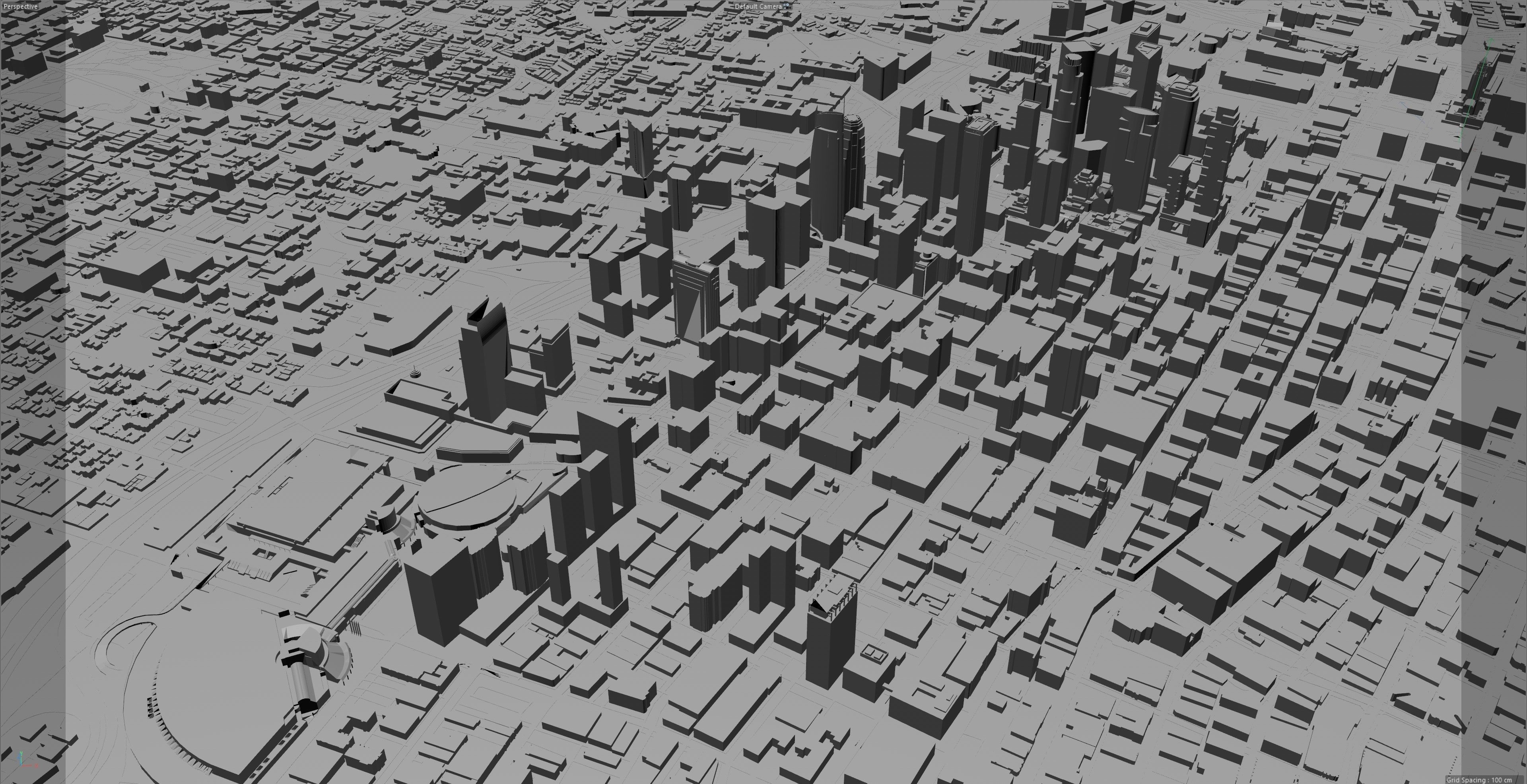 Los Angeles in California USA 95km Low-poly 3D model_26