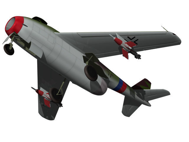 Messerschmitt P1101 3D model_4