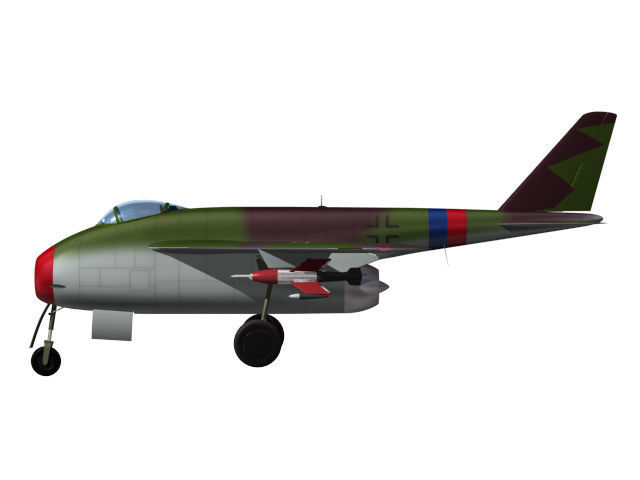 Messerschmitt P1101 3D model_6