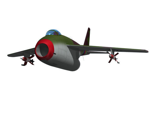 Messerschmitt P1101 3D model_5