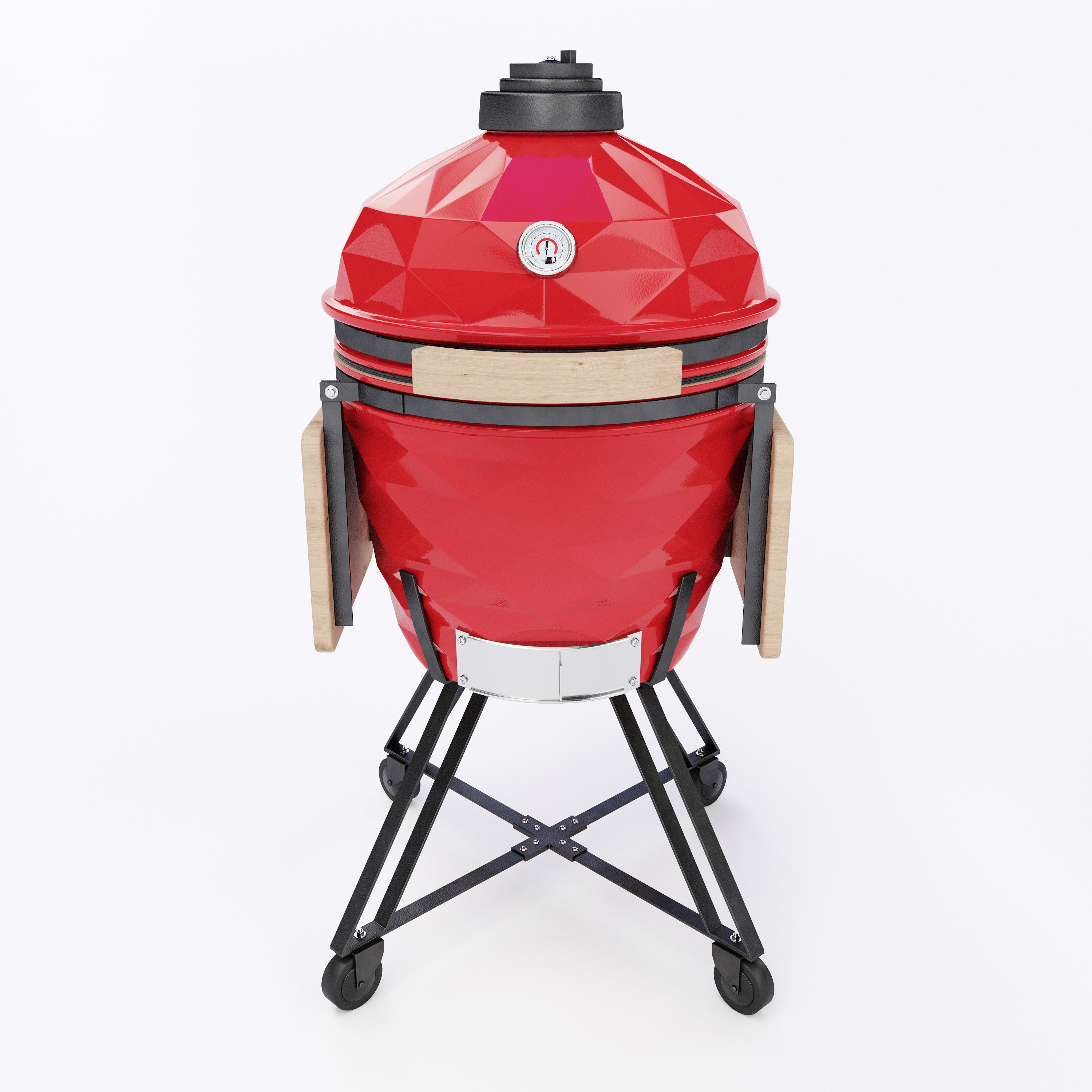 Kamado  grill 3D model_2