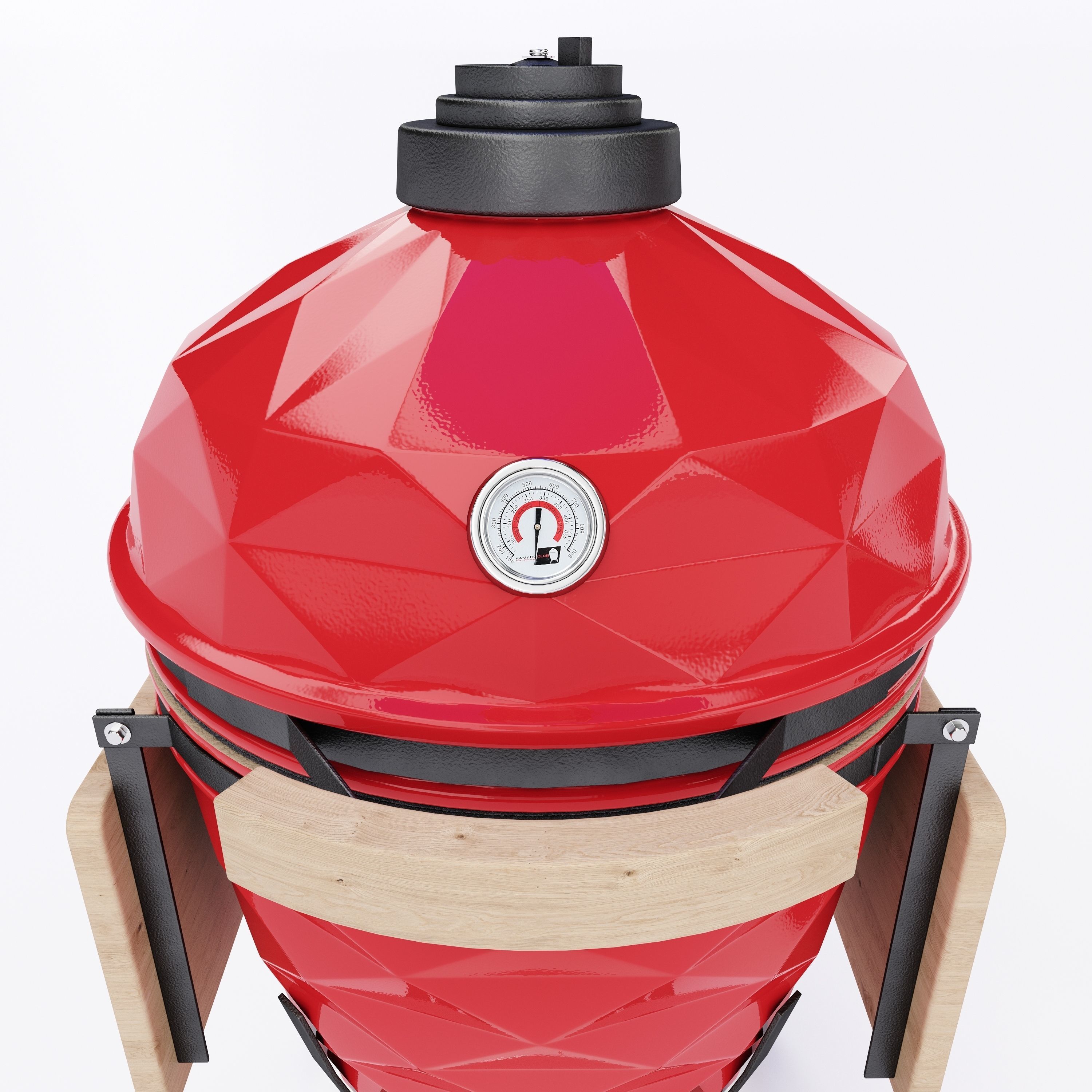 Kamado  grill 3D model_9