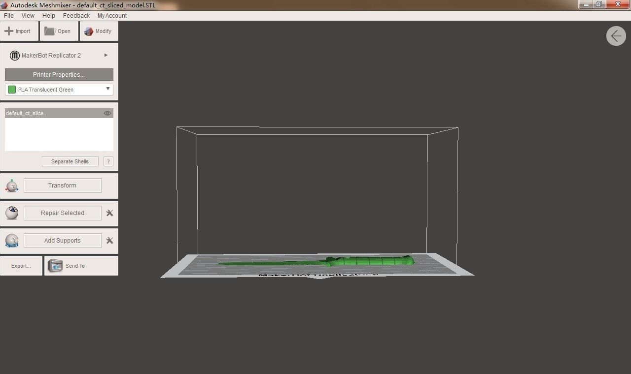 dagger toy 3D print model_3