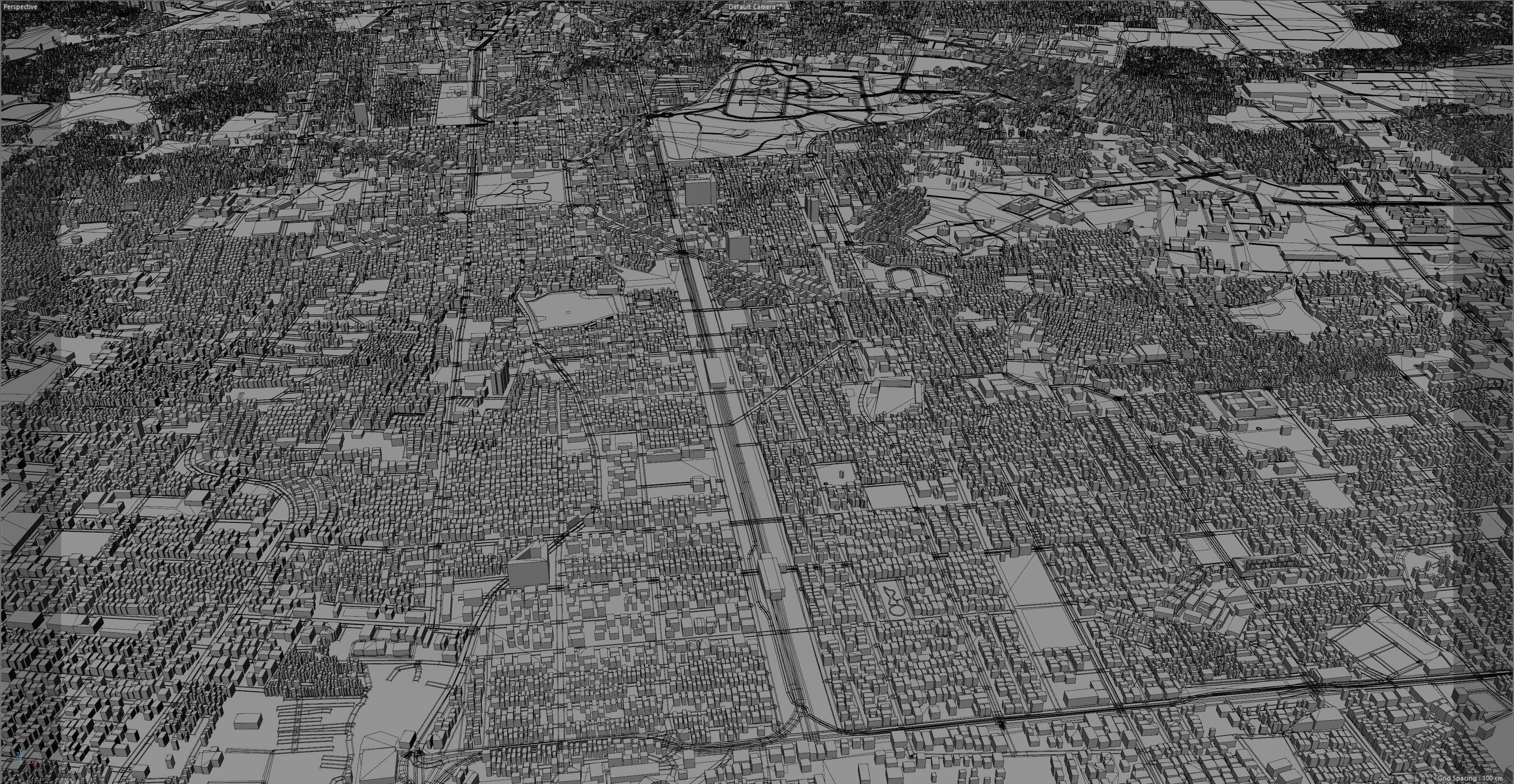 Bangalore Bengaluru in India 40km Low-poly 3D model_11