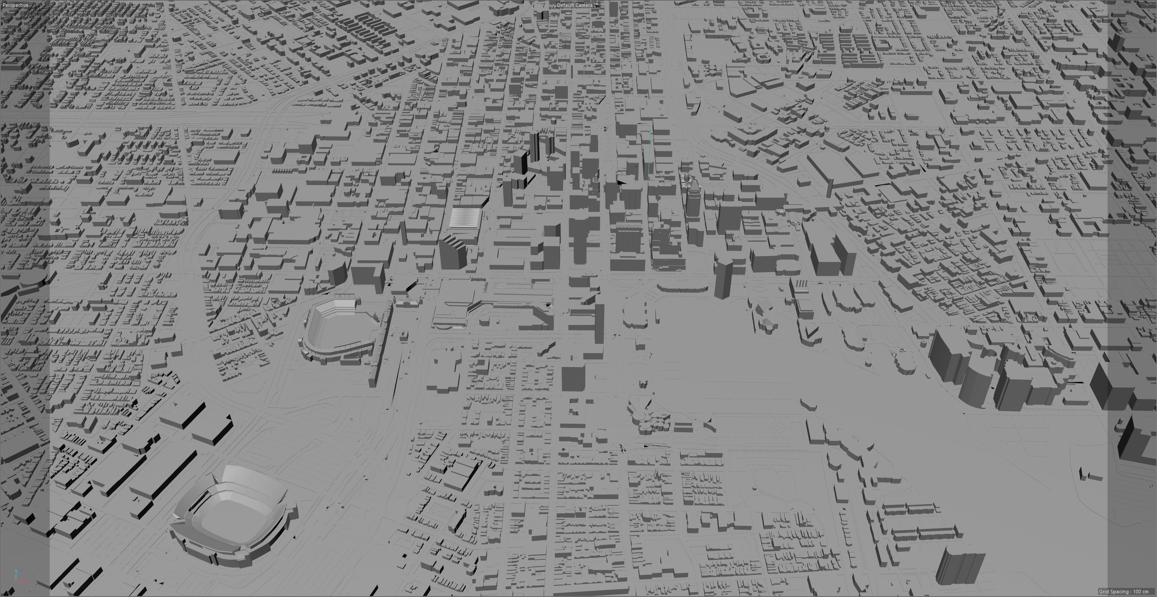 Baltimore Maryland 50km Low-poly 3D model_18