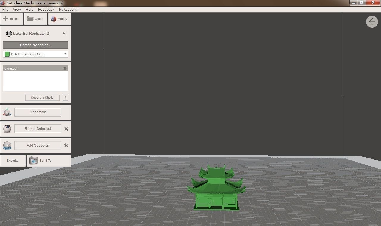 Buddhism tower 3D print model_7