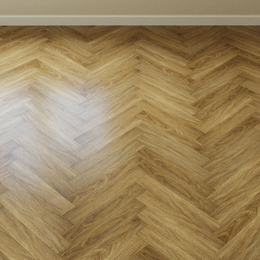 Alpine Floor Ultra ECO5-21 quartz-vinyl tile red oak 3D model_2