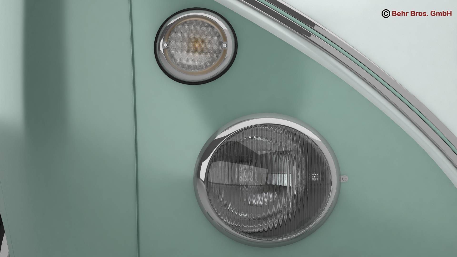 Volkswagen Type 2 Samba 1963 3D model_10