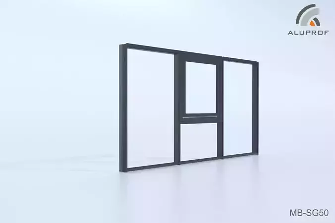 Aluprof MB-SG50 Fasada strukturalna 008 M-0331