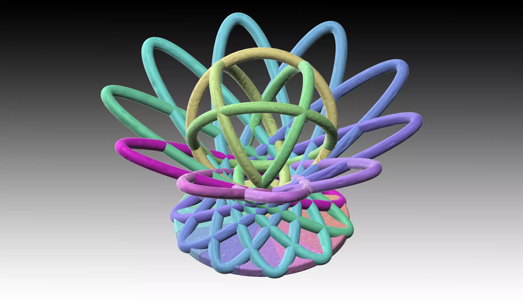 Aquarium-Ornaments Sea anemone Free 3D print model_0