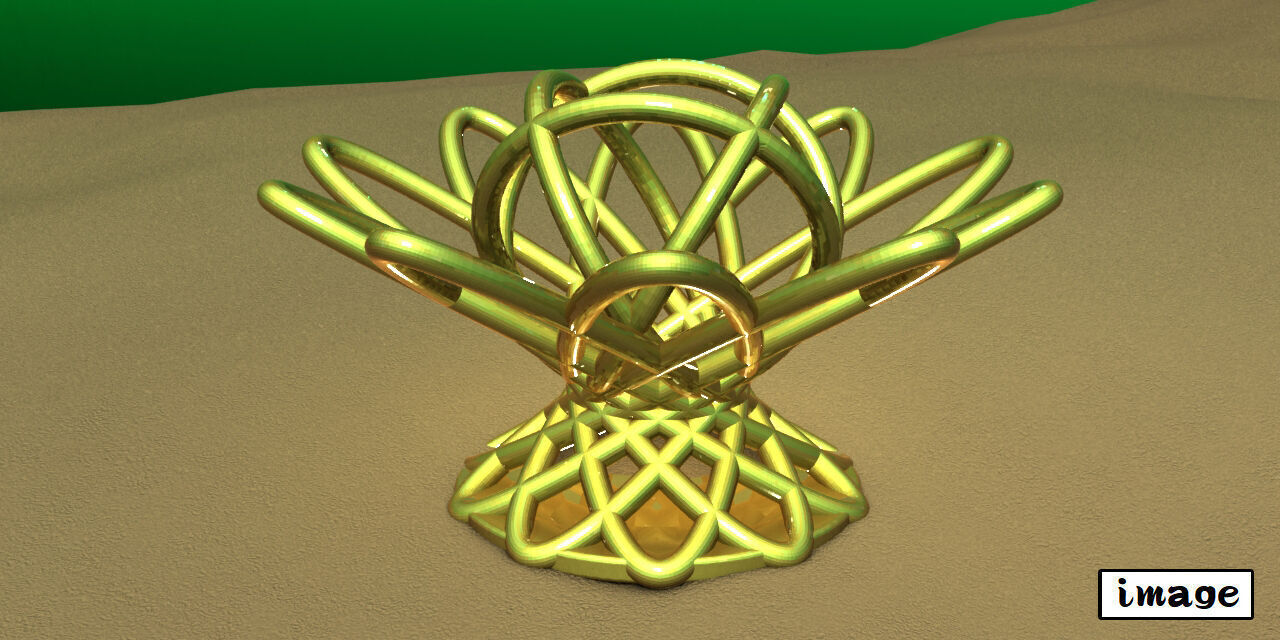 Aquarium-Ornaments Sea anemone Free 3D print model_12