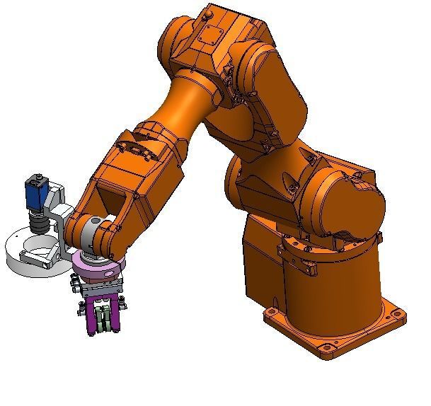 PCB board bracket automatic assembly machine 3D model_19