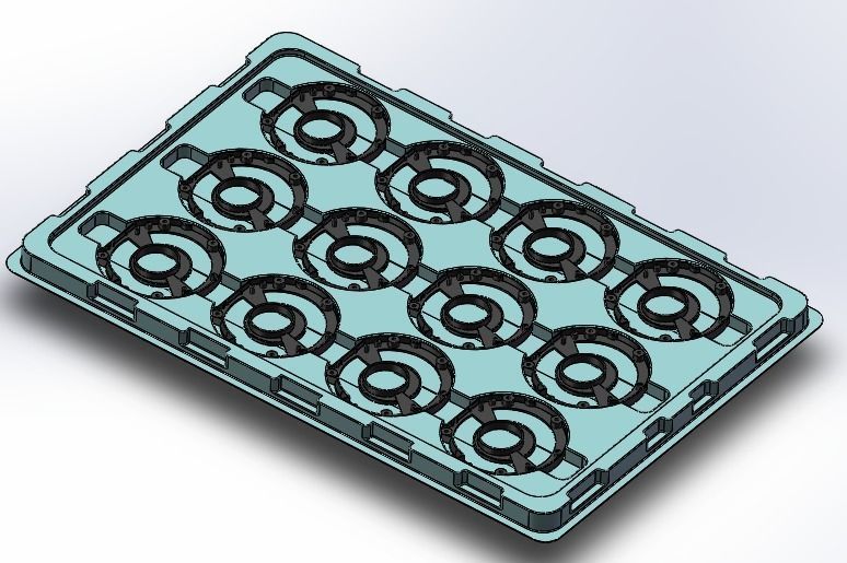 PCB board bracket automatic assembly machine 3D model_10