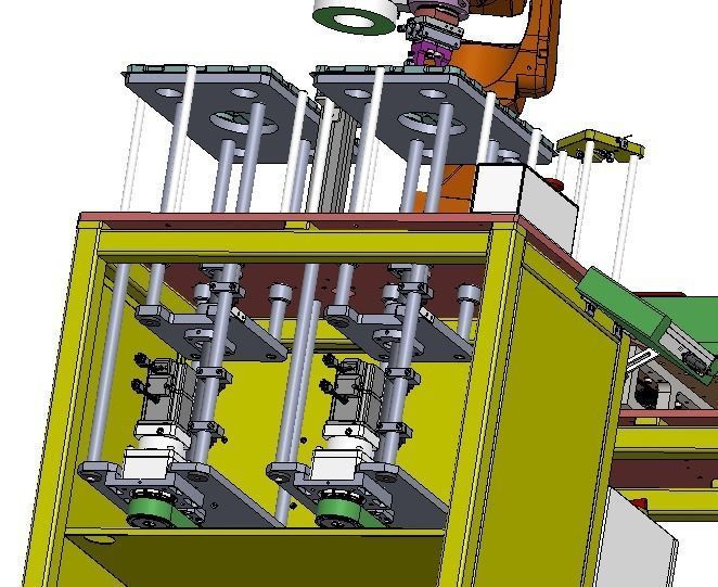PCB board bracket automatic assembly machine 3D model_20