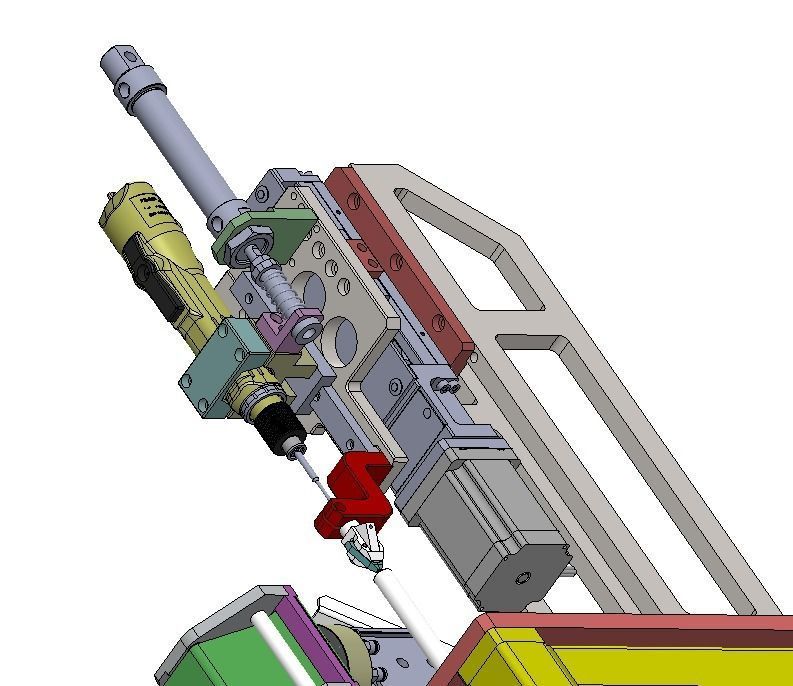 PCB board bracket automatic assembly machine 3D model_16