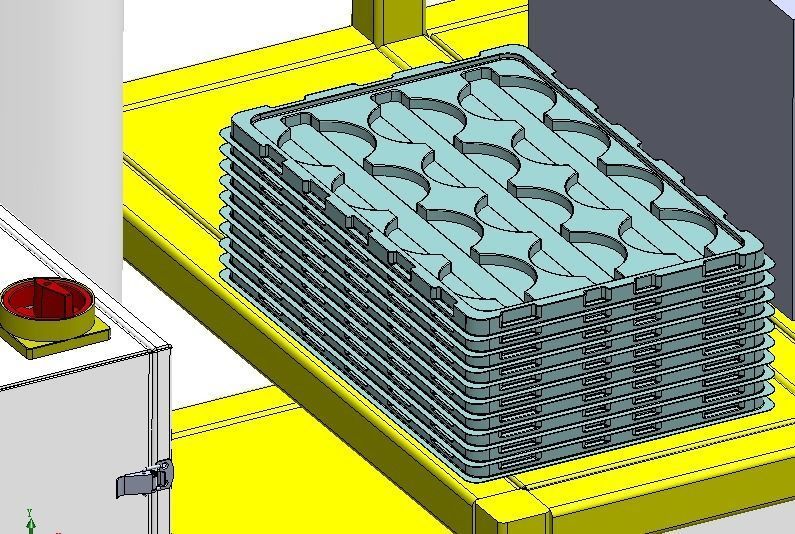 PCB board bracket automatic assembly machine 3D model_17