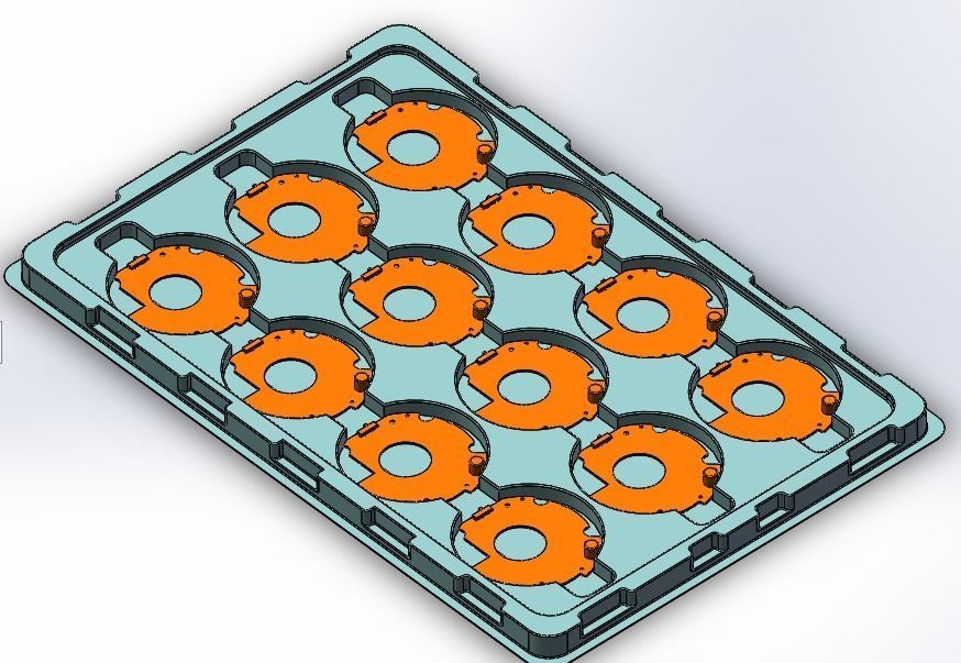 PCB board bracket automatic assembly machine 3D model_11