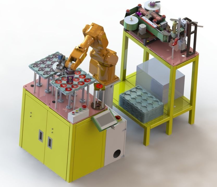 PCB board bracket automatic assembly machine