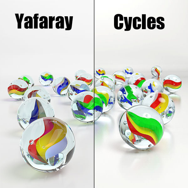 Marbles glass ball with flag of spain 3D model_3