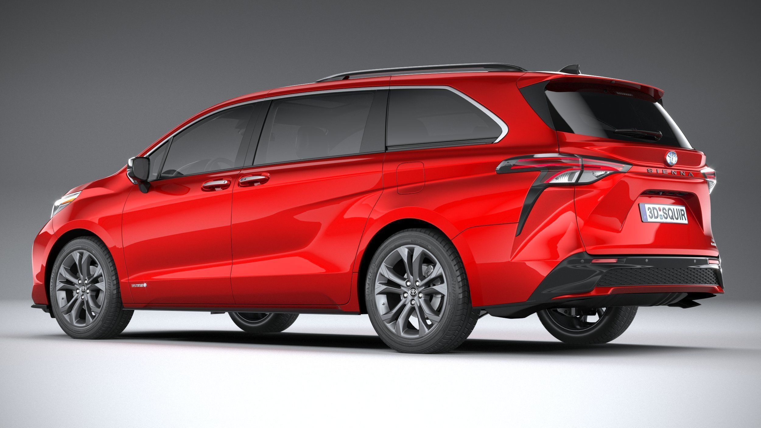 Toyota Sienna XSE 2021 3D model_5