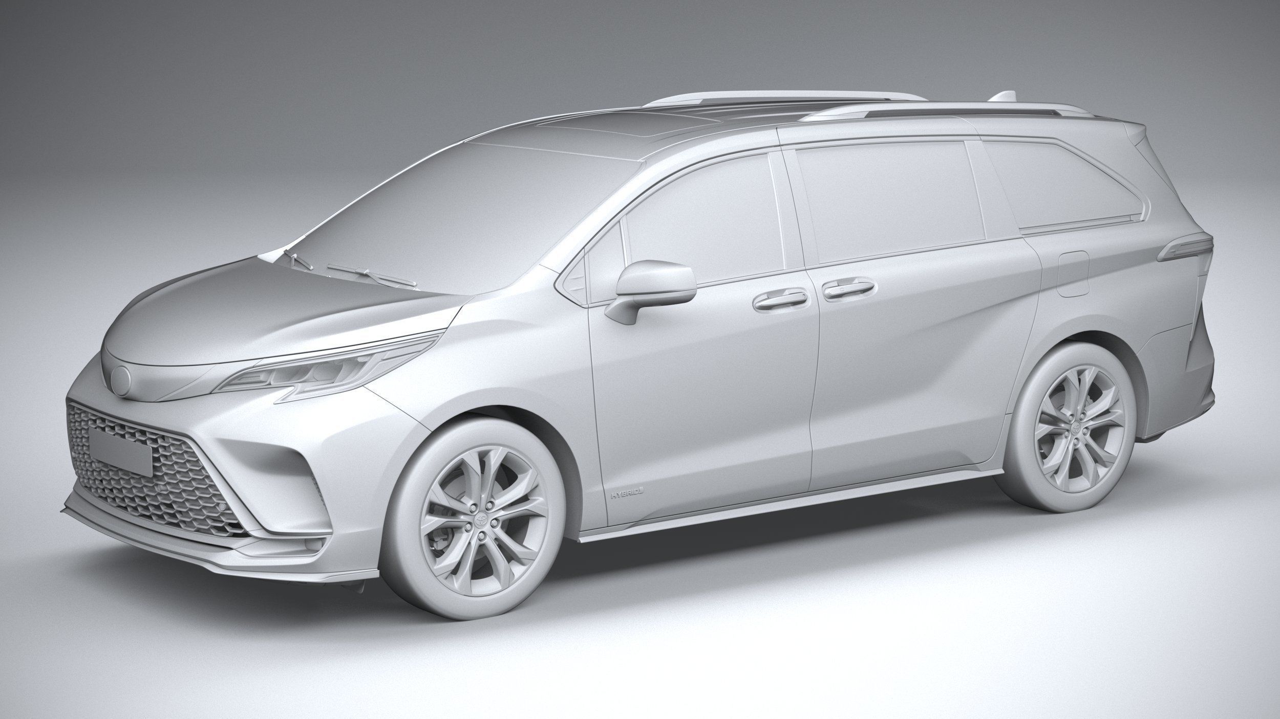 Toyota Sienna XSE 2021 3D model_19