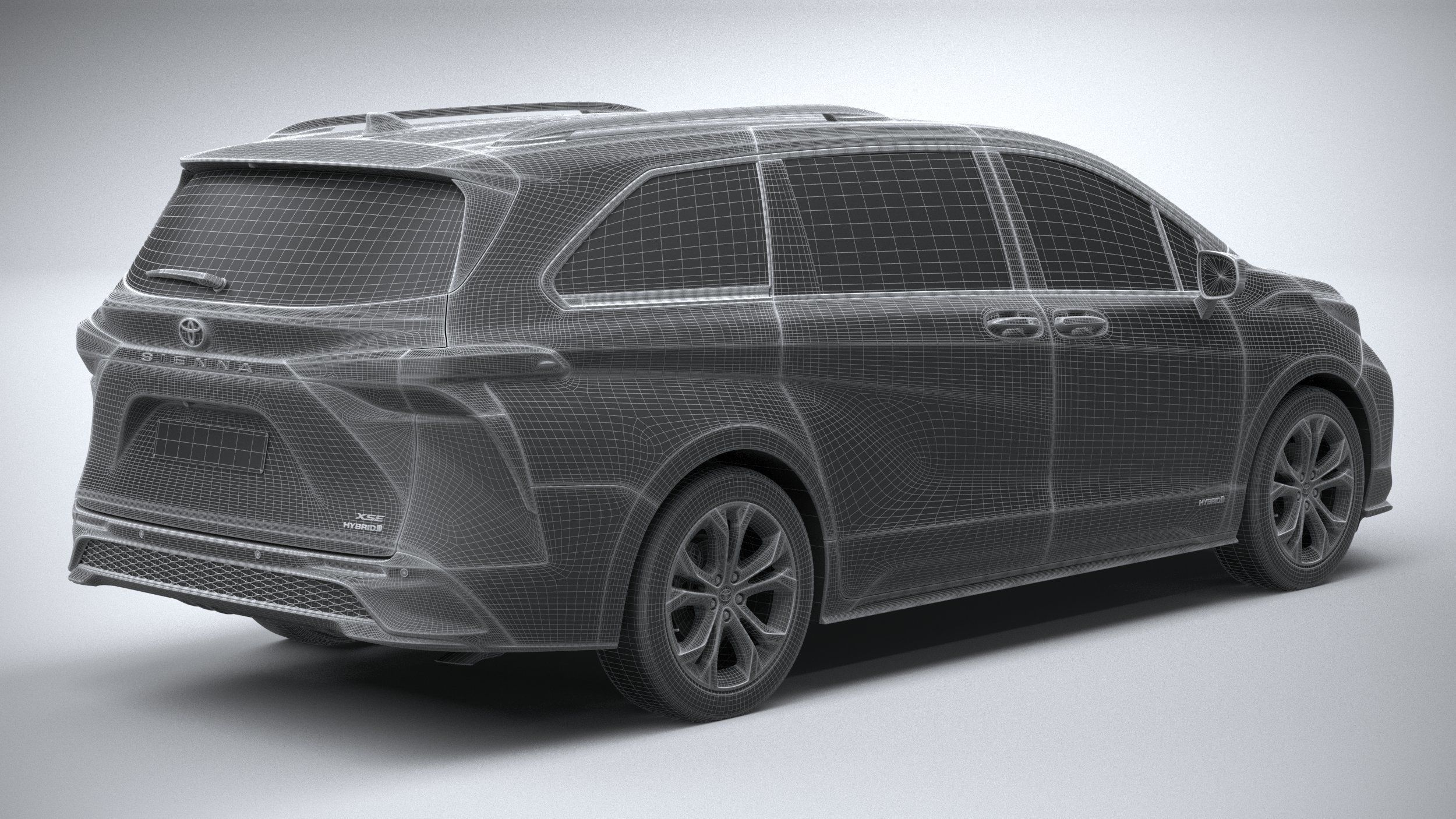 Toyota Sienna XSE 2021 3D model_27